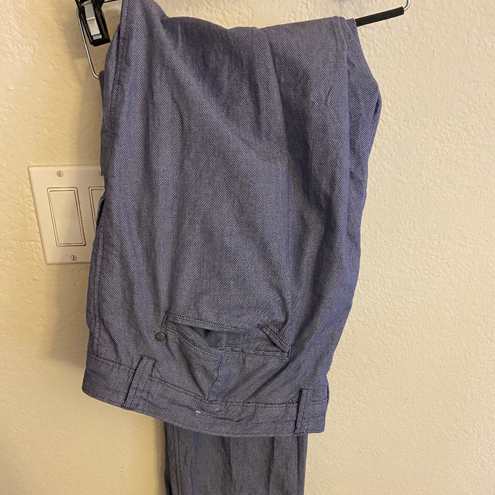 Rodd & Gunn Blue Straight Fit Pants (38S)